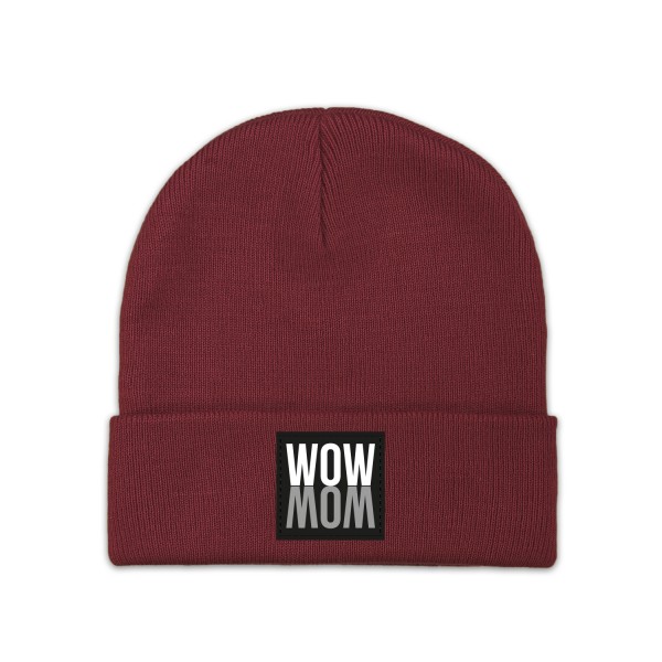 WOWMOM BEANIE BURGUNDY