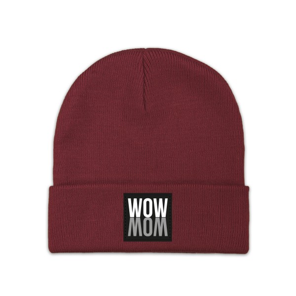 WOWMOM BEANIE BURGUNDY